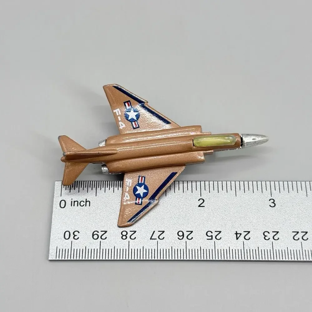 Lot of 3 Small Diecast Military Planes Fighter Jets Mixed Brands F-4 F-15 JS 289